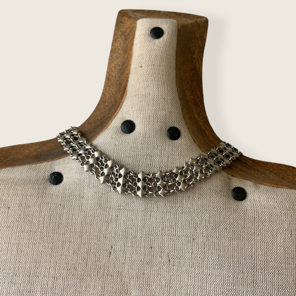Silver Chain Choker